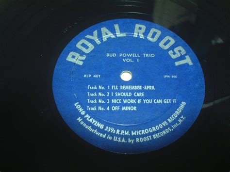 Usa Royal Roost Monobud Powell Trio