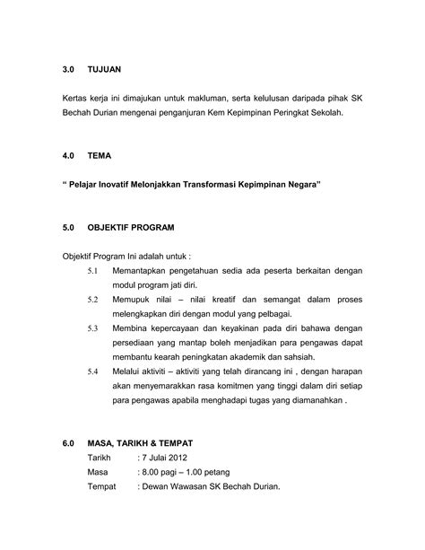 Kertas Kerja Kem Pengawas Pdf