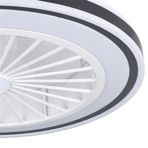 Eglo Ventilador Led De Techo Regulable Frana Led W V