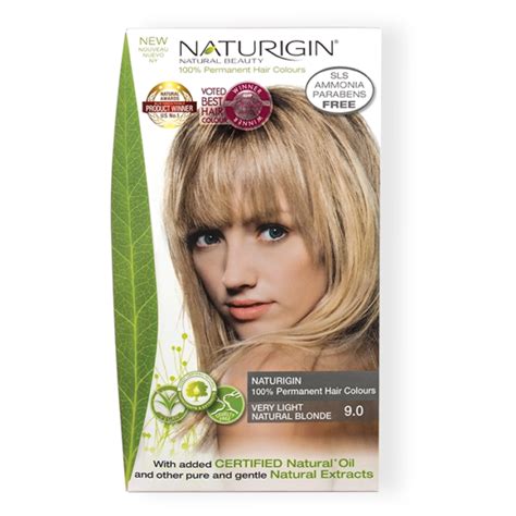 Naturigin Organic Based Permanent Hair Colours Very Light Natural Blonde Evolv