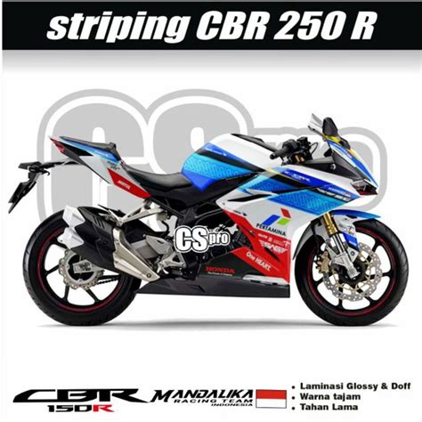 Jual DECAL STRIPING MOTOR CBR 250 R NEW DECAL STIKER HONDA CBR 250R