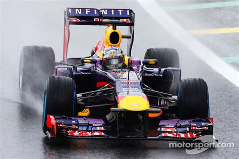 Sebastian Vettel, Red Bull Racing RB9 at Brazilian GP