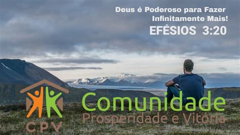 Deus é Poderoso para Fazer Infinitamente Mais Mensagem de Prosperidade