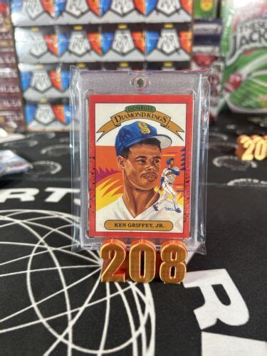 Ken Griffey Jr Donruss Diamond Kings Error On Back Ebay