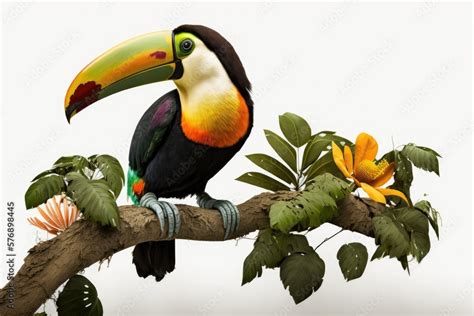 Photo of a Ramphastos toucan (Toco Toucan) chilling out on a branch ...