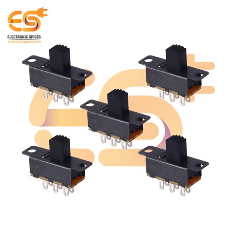 Buy SS22F32 0 3A 30V DPDT 6 Pin Slide Switch Pack Of 5pcs