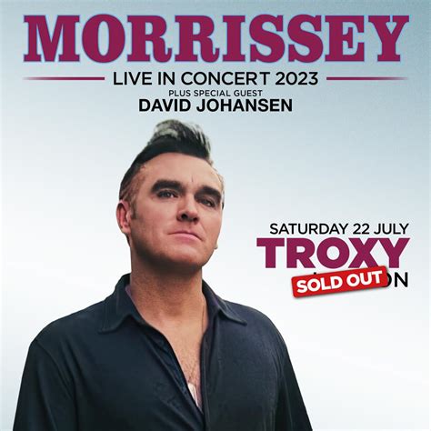 Morrissey Central - "STREET POSTER" (June 17, 2023) | Morrissey-solo