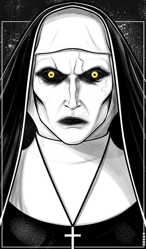 Valak Demon From The Nun And Conjuring Artwork Ideas Graphic Design