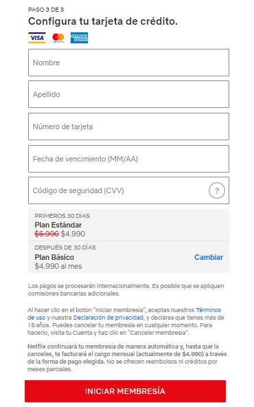 C Mo Pagar O Contratar Netflix Con Cuenta Rut Visa