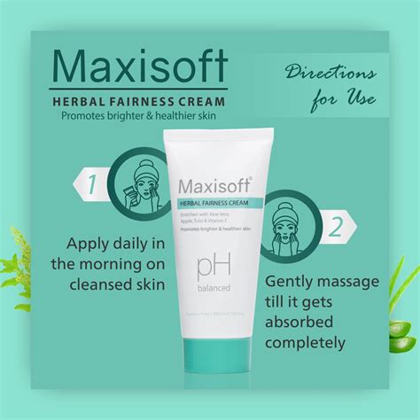 Maxisoft Herbal Fairness Cream Supplier Innovative Pharma