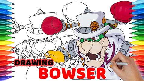 Mario Odyssey Bowser Coloring Pages