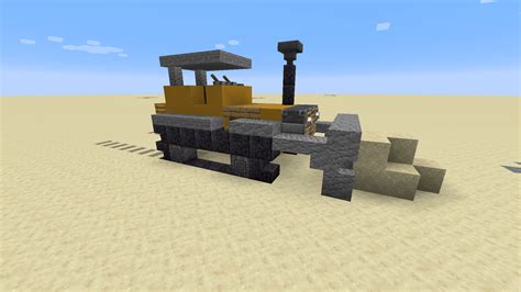 I Built A Bulldozer Styled Like A 1950s Cat Rminecraft