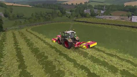 Sianokosy Farming Simulator 17 Oakfield Farm 04 Youtube