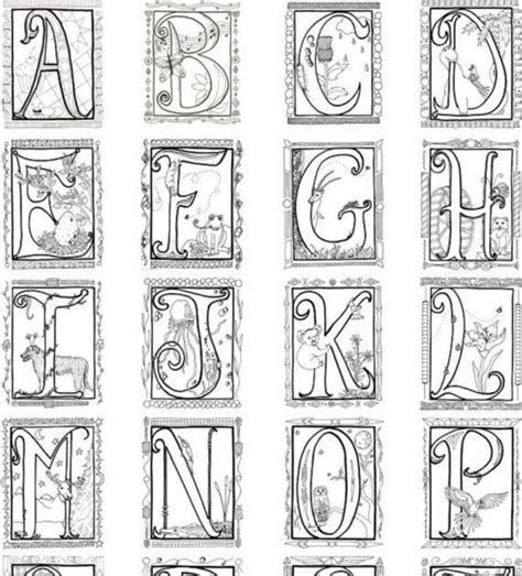 Free Printable Illuminated Letters Templates Menestreistear