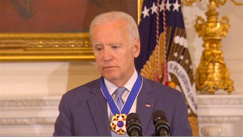 Biden Says I Dont Deserve This After Being Awarded Presidential