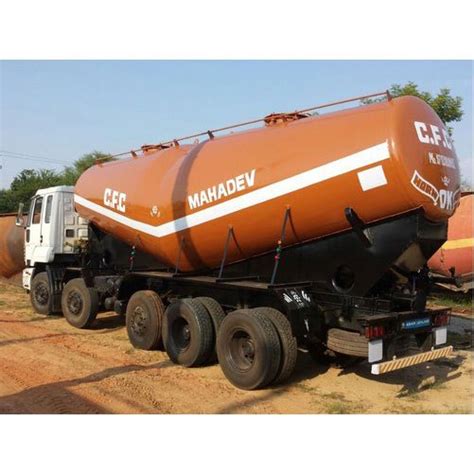 Mild Steel Cement Bulker Tank For Transport Bulk Cement Fly Ash At