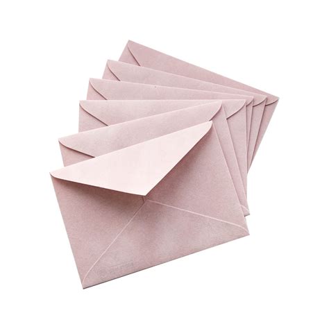 Бархатный конверт С5 розовый (150 г/м2) с треугольным клапаном купить в ...