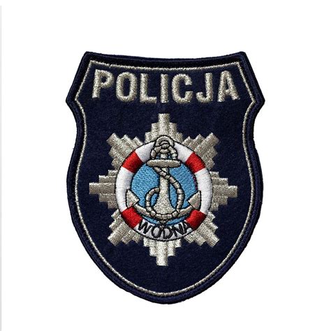 Policja Wodna Emblemat Haftowany MunduryPrestige