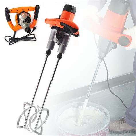 Buy Handheld Paddle Concrete Drill Mixer 1600W Electric Mortar Mixer