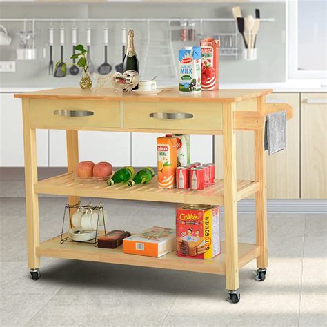 Amazon Unovivy Kitchen Island Cart 3 Tier Kitchen Island On