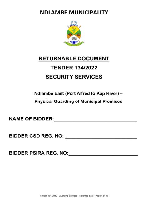 Fillable Online Ndlambe Gov Ndlambe East Port Alfred To Kap River Fax