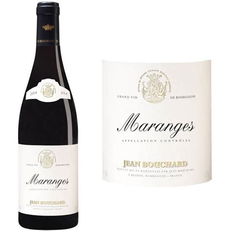 Jean Bouchard Maranges Bourgogne Vin Rouge De Bourgogne La