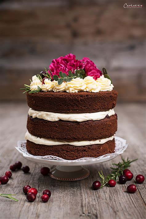 CookingCatrin Schoko Rum Naked Cake