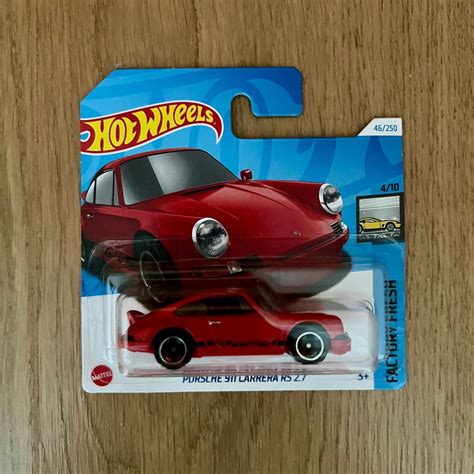 Hot Wheels Porsche Carrera RS Factory Fresh Hobbies Toys Toys Games On