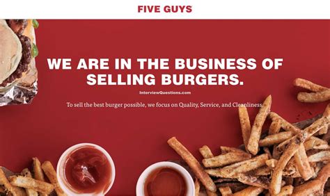 25 Five Guys Interview Questions And Answers To Nail Them