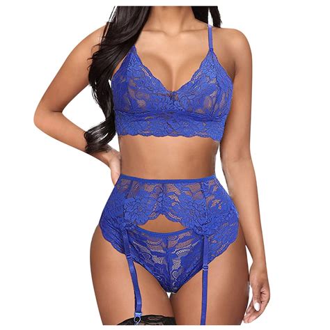 EHTMSAK Christmas Lingerie Set L Women Sexy Lace Bra And Panty Set