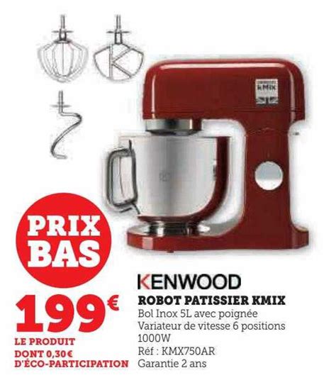 Promo Robot P Tissier Kmix Kenwood Chez Hyper U Icatalogue Fr