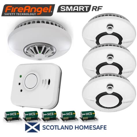 Fireangel Scottish Legislation Compliant Smoke Heat And Carbon Monoxide Alarm Pack