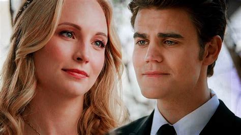 Paul Wesley Caroline And Stefan And Candice King Image On