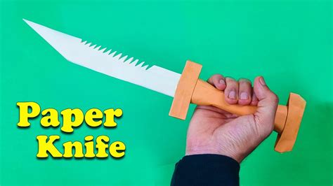 How To Make An Origami Knife A Step By Step Guide Easy Origami Tutorial