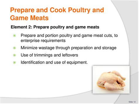 Prepare And Cook Poultry And Game Meats Ppt Download