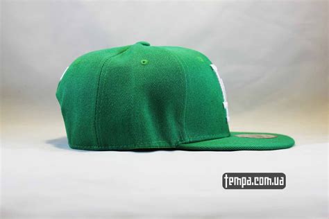 Кепка Snapback LA Los Angeles Dodgers New Era green зеленая | Tempa