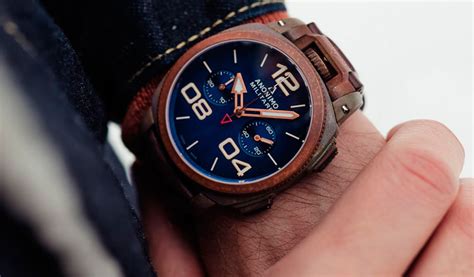 Наручные часы из бронзы Anonimo Militare Chrono Oxidized Bronze