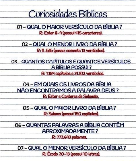 Curiosidades Bíblicas Curiosidades biblicas Bíblico Bíblia