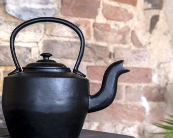 Cast Iron Japanese Tea Pot Teapot Kettle Large L Solid Made