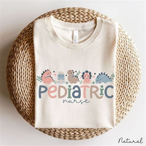 Pediatric Nurse Shirt Gift With Boho Dinosaur Pediatric Shirt Peds