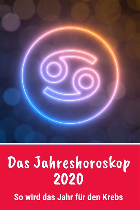 Das Jahreshoroskop 2020 für das Sternzeichen Krebs Jahreshoroskop