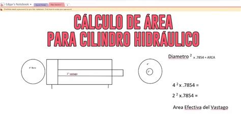 Calculo De Cilindro Hidraulico Printable Templates Free