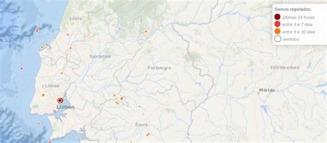 Sismo Sentido Em Lisboa Ocorreu Na Mesma Zona Dos Grandes Abalos De