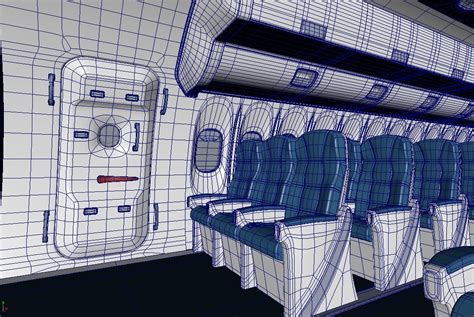 ArtStation - Airplane interior | Resources