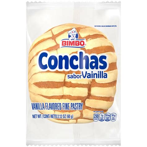 Bimbo Conchas Vanilla Flavored Fine Pastry 2 12 Oz Delivery Or Pickup