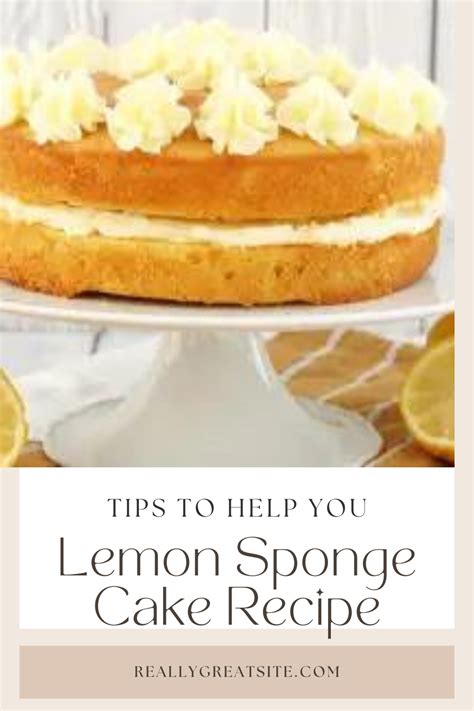 Best Lemon Sponge Cake Recipe Artofit