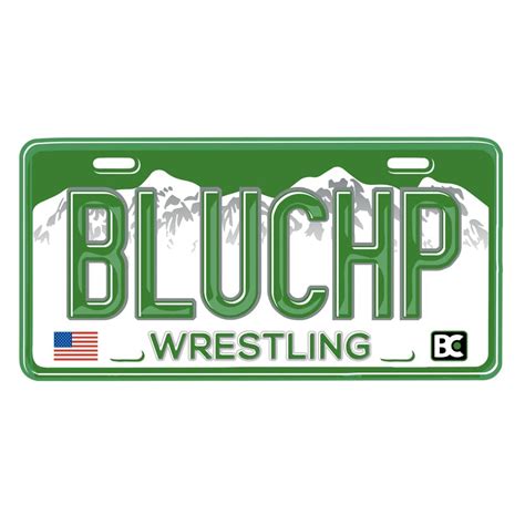 Blue Chip Rad Logo Die Cut Sticker Blue Chip Wrestling