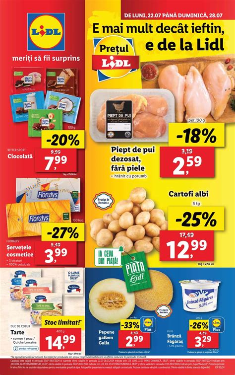 Catalog Lidl Iulie Iulie Oferte Revista Lidl Pagina Din