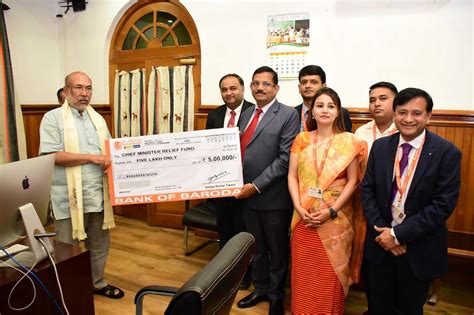 Bob Donates Rs 5 Lakh To Manipur Cm Relief Fund