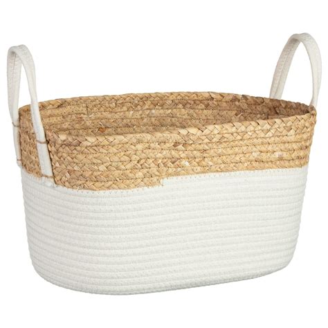 Top Tray Basket - Cream | Storage Baskets | B&M